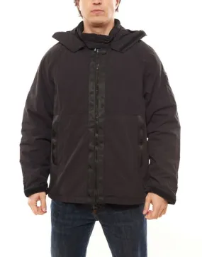 Giacca outdoor da uomo Weekend Offender Vienna, giacca softshell idrorepellente con cappuccio, giacca di transizione, idrorepell